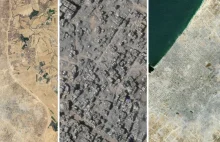 Gaza zrównana z ziemią. Zdjęcia satelitarne pokazują skalę zniszczeń