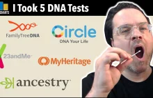 [ANG, youtube]: Porównanie pięciu komercyjnych testów DNA