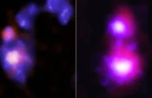 Teleskop Chandra odkrywa zderzające się czarne dziury