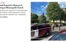 Strzelanina w katolickim kościele w Minneapolis
