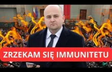 DARIUSZ MATECKI zrzekł się w sejmie IMMUNITETU