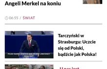 Tymczasem na TVP.info.. ziobro afery wizowej za to.. zawalił się pomnik Merkel!!