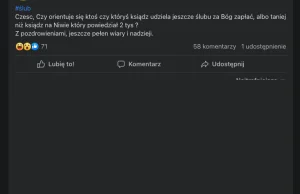 Inflacja dotyka i księży ;) W Nowym Targu 2000zł za ślub, dlaczego nie