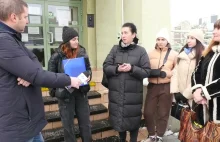 Relokacja Ukraińców w Jaworznie. Chcą zostać w hotelu