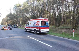 Tragiczny finał zderzenia dwójki motocyklistów. Jedna osoba nie żyje