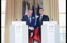 Oświadczenia prasowe Premiera Donalda Tuska oraz Prezydenta Francji