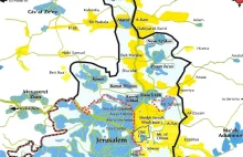 Mapa etniczna Jerozolimy