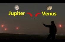 Koniunkcja Planet. Spotkanie Jowisza i Wenus