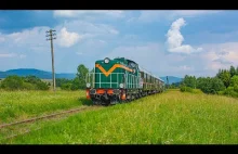 SU42-536 z pociągiem SKPL z Sanoka do Łupkowa