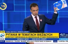 Debata przedwyborcza w TVN24. Domański przygotował... pampersy dla PiSu