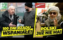 "Obiecanki CACANKI! Same PLUSY!" - Polacy PODSUMOWALI 100 dni rządu Tuska