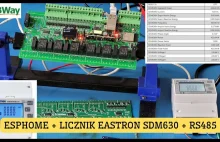 ESPHOME + EASTRON SDM630, jak skomunikować licznik energii z serwerem.