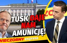 PREZENT Tuska dla KONFEDERACJI?! Bosak UJAWNIA: Daje nam AMUNICJĘ