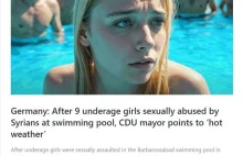 Syryjscy imigranci molestują, burmistrz: Upał winny?