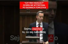 "Czy pan oszalał?!". Ociepa nie wytrzymał po słowach Tomczyka