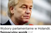 Wybory w HOLANDII: EXIT POLL pracowni Ipsos wskazuje na zwycięstwo PRAWICY...