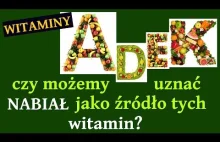 Witaminy ADEK - czy mleko to dobre źródło? Wypowiedź prof. Grażyny Cichosz