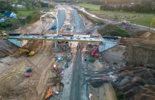 Postępują prace na budowie drogi ekspresowej S6 Obwodnicy Metropolii Trójmiejsk
