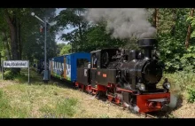 Polski parowóz Las "Luise" oraz lokomotywa V10C na kolejce w Berlinie