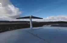 Film z ataku drona na rosyjski samolot A-50 na lotnisku w Białorusi