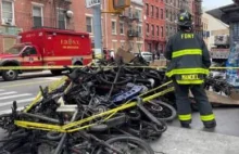 Zgony wskutek wybuchów baterii litowo-jonowych w Nowym Jorku