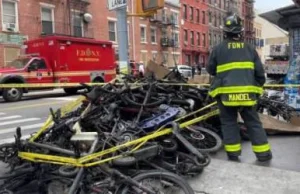 Zgony wskutek wybuchów baterii litowo-jonowych w Nowym Jorku