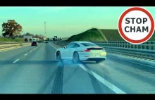 Poślizg Porsche na A1