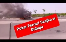 Pożar na autostradzie ????