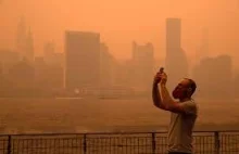 Pomarańczowy smog w Nowym Yorku