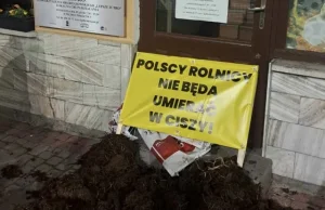 Śmierdzące podarki dla posłów od rolników