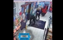 Rozbój w sklepie – VIDEO