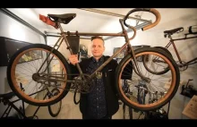 Człowiek, który kolekcjonuje przedwojenne rowery