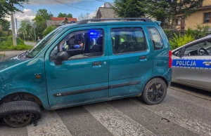 Była tak pijana, że jechała na samej feldze