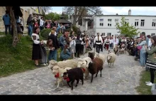 Huculski redyk połoniński w lwowskim skansenie