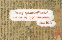 Istoty sprawiedliwości nie da się ująć słowami