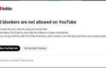 Koniec blokowania reklam na YouTube