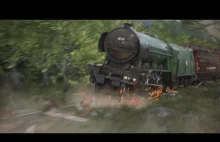 Szalona animacja wykolejenia pociągu