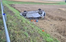 Wypadek na trasie Tuchola-Świecie. Kolumbijczyk przewoził pięciu pasażerów.