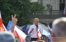 Donald Tusk w Poznaniu Plac Wolności 16 06 2023r
