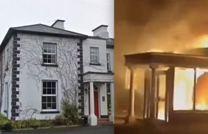Spłonął hotel dla migrantów. Ogień został podłożony. Oburzenie w Irlandii