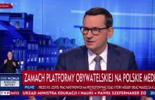 Morawiecki dziękuje funkcjonariuszowi TVPiS za lata propagandy