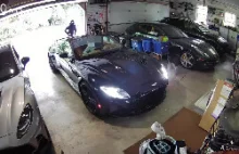 Mega bezczelna kradzież samochodu z garażu...