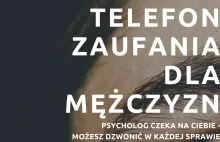 Zrzutka na utrzymanie telefonu zaufania dla mężczyzn cały czas trwa