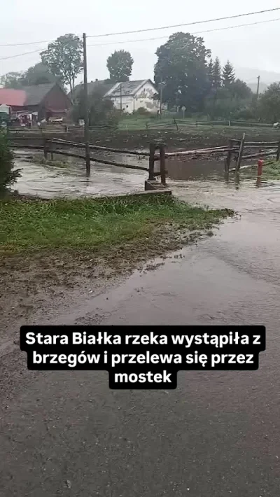 Stara Białka zalana