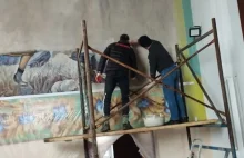 Na Białorusi zniszczono fresk Cud nad Wisłą