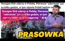 Huragan Kirk NIE uderzy w Polskę