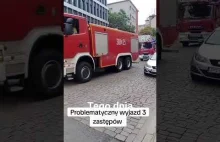 Kierowcy BLOKUJĄ Straż Pożarną!