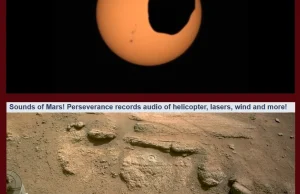 Filmy zrealizowane przez kamery i mikrofony łazika Perseverance na Marsie
