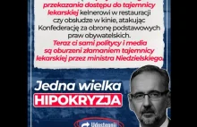 Konfederacja: Hipokryzja opozycji. A Niedzielski? - dymisja, zarzuty i sąd.