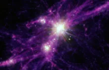 Błyski formowania się gwiazd wyjaśniają tajemniczą jasność kosmicznego świtu